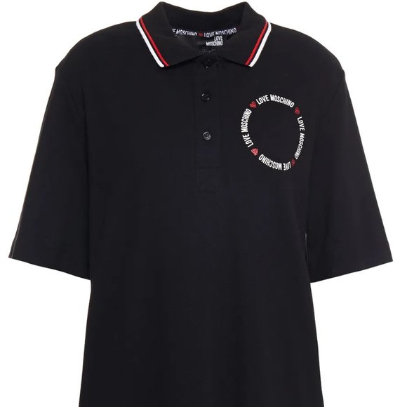 *SOLD* LOVE MOSCHINO Glittered printed stretch-cotton piqué tennis dress - Picture 15 of 15